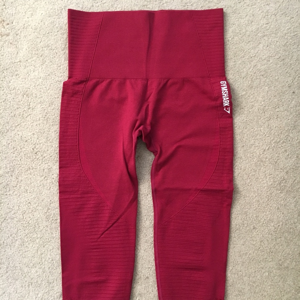 gymshark highwasted seamless cropped legging
